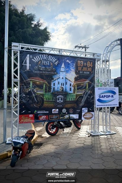 O 4&deg; Moto & Rock Fest agitou Concei&ccedil;&atilde;o da Aparecida