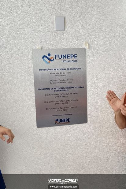 Cerim&ocirc;nia de inaugura&ccedil;&atilde;o da Policl&iacute;nica da Funepe