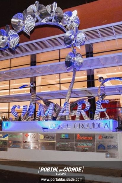 Inaugura&ccedil;&atilde;o do monumento "Sumar&eacute; Cidade Orqu&iacute;dea"