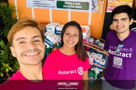 Jovens do Rotaract Club de Penápolis arrecadam donativos para o Rio Grande do Sul