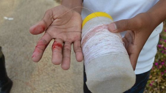 O perigo do cerol nas pipas para pedestres e motoristas em Cabreúva