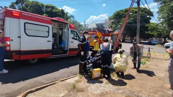 Homem Toma Choque Após Encostar Em Circuito De Iluminação