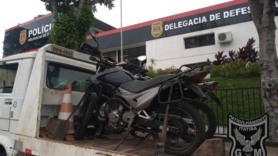 Moto furtada em Bastos é recuperada pela Guarda Municipal de