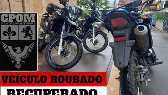 GTM de Barueri recupera moto roubada e detém dois indivíduos