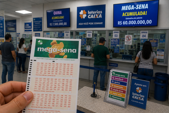 Aposta feita em Andradas fica perto de levar R$ 52 milh&otilde;es na Mega-Sena