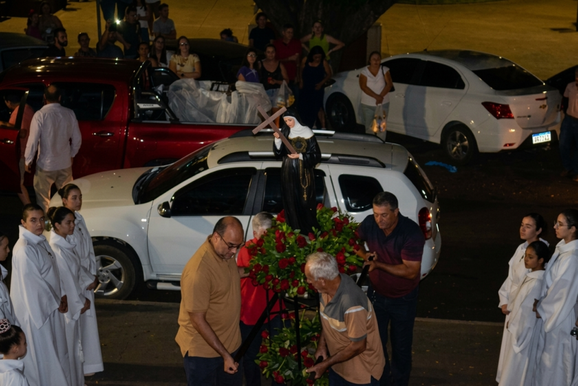 Carreata com imagem peregrina de Santa Rita ser&aacute; realizada nesta sexta em Andradas
