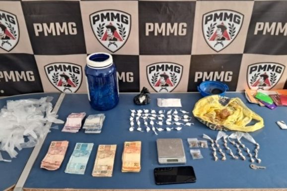 Opera&ccedil;&atilde;o da PM em Andradas resulta em pris&atilde;o e apreens&atilde;o de grande quantidade de drogas