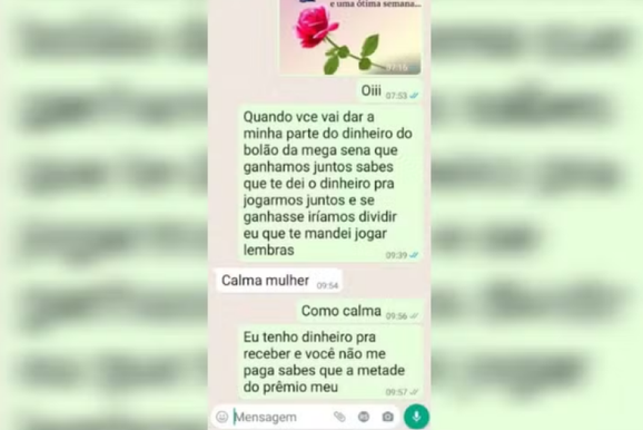 Justi&ccedil;a manda homem dividir pr&ecirc;mio milion&aacute;rio da Mega-Sena com a ex-companheira