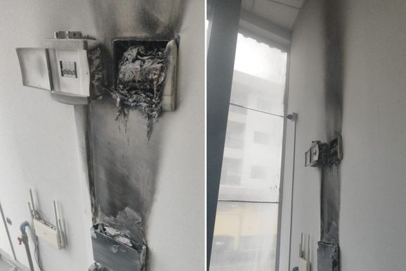 Funcion&aacute;rio usa extintor e impede que inc&ecirc;ndio se espalhe em lavanderia de Gaspar