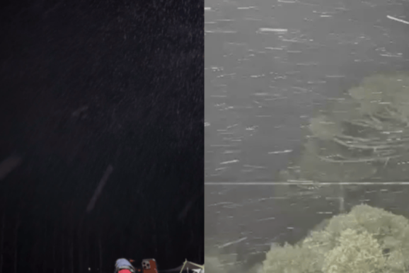 Serra de Santa Catarina registra primeira neve do inverno de 2026