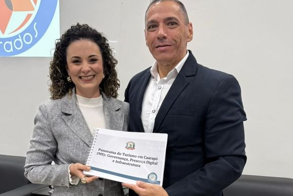 Caarap&oacute; recebe oficialmente o "Panorama do Turismo" do munic&iacute;pio
