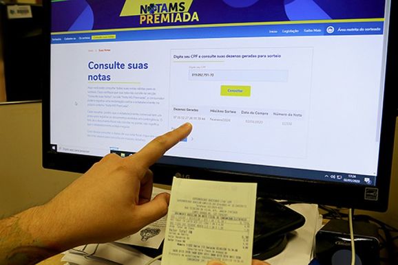 Sortudo ganha sozinho o pr&ecirc;mio de R$ 100 mil na Nota MS Premiada