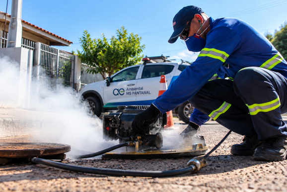 Caarap&oacute; ter&aacute; teste de fuma&ccedil;a na rede de esgoto a partir desta ter&ccedil;a-feira