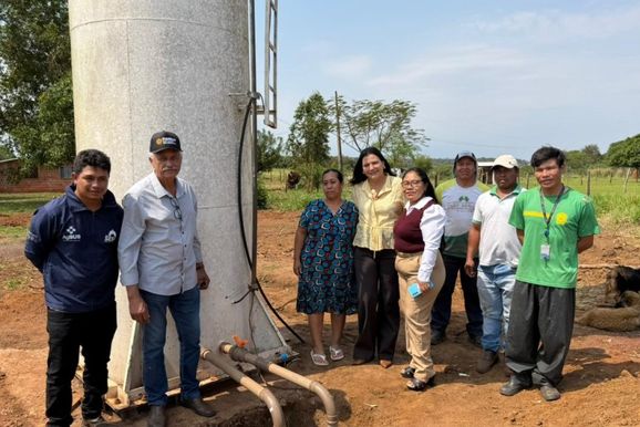 Prefeita Lurdes entrega 2&ordm; po&ccedil;o artesiano e refor&ccedil;a abastecimento na Aldeia Te&rsquo;yikue