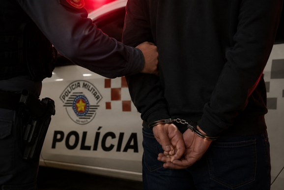 Procurado por roubo &eacute; preso pela PM na Avenida Paschoal Santi