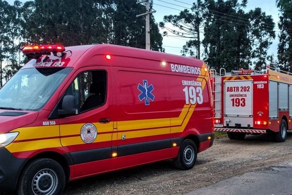 Mulher &eacute; levada &agrave; UPA ap&oacute;s ser atingida por &aacute;rvore em Canoinhas