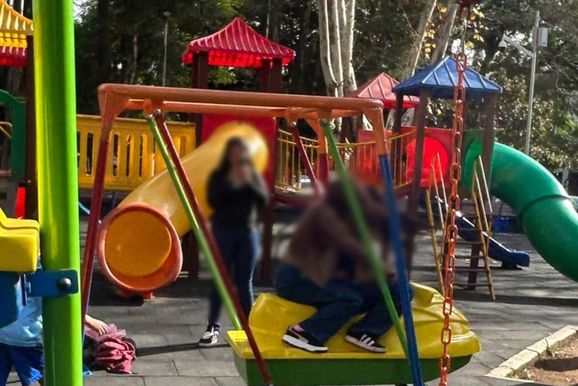 Uso inadequado de brinquedos acende alerta na Pra&ccedil;a Lauro M&uuml;ller
