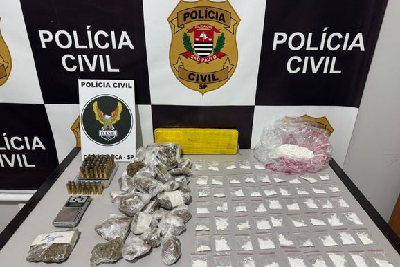Homem de 22 anos &eacute; preso pela terceira vez por tr&aacute;fico de drogas em Casa Branca