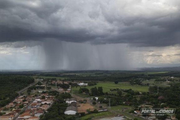 Casa Branca entra em alerta laranja para chuva forte, ventania e granizo