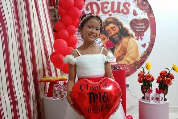 Marjhorie celebra um ano de transplante de medula doada pelo pr&oacute;prio irm&atilde;o