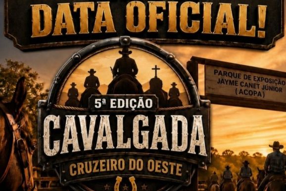 Cavalgada de Cruzeiro do Oeste j&aacute; tem data oficial confirmada
