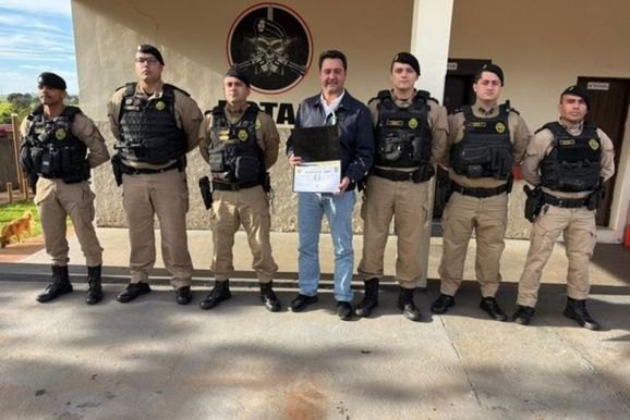 Ratinho Junior recebe Medalha Sentinelas do Progresso em Cruzeiro do Oeste