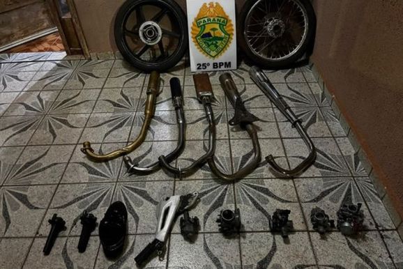 Grupo com sete suspeitos &eacute; desarticulado ap&oacute;s furtos de pe&ccedil;as de motos