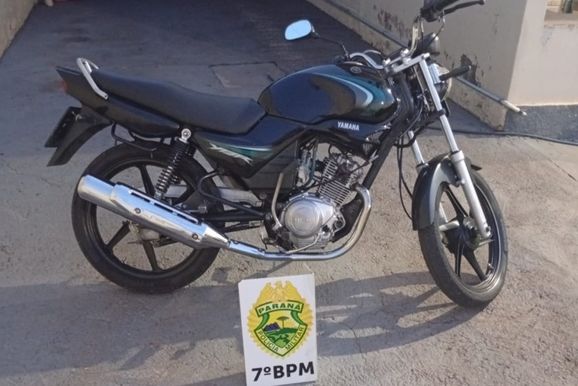 Motociclista sem CNH &eacute; abordado e motocicleta irregular &eacute; apreendida em Rondon