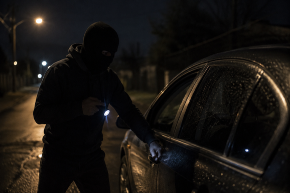 Homem encapuzado abre porta de carro e agride jovem em Douradina