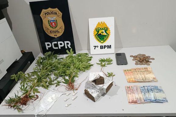 Pol&iacute;cia encontra maconha na geladeira e prende homem por tr&aacute;fico em Cidade Ga&uacute;cha