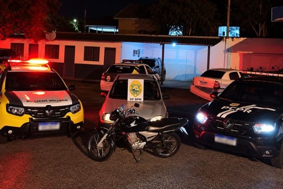 Pol&iacute;cia recupera pe&ccedil;as de motos e leva sete suspeitos &agrave; delegacia em Icara&iacute;ma