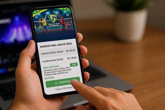 Meia-entrada dever&aacute; ficar mais vis&iacute;vel na compra de ingressos online em Foz 