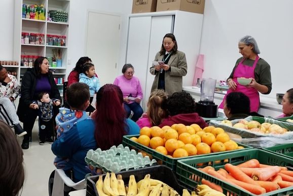 CRAS de Nova Petr&oacute;polis realiza oficina de culin&aacute;ria com usu&aacute;rios em acompanhamento