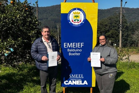 Vereador de Canela entrega R$ 25 mil em emenda impositiva para a Escola Balduino Boelter