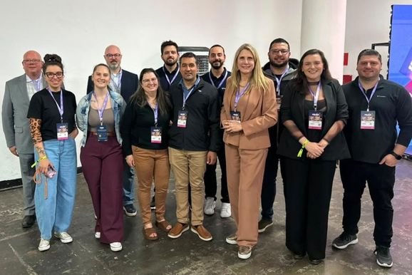 Comitiva de empres&aacute;rios da Abrasel Hort&ecirc;nsias participa do Sal&atilde;o Abrasel em S&atilde;o Paulo