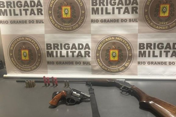 Homem &eacute; preso com duas armas no munic&iacute;pio de Canela