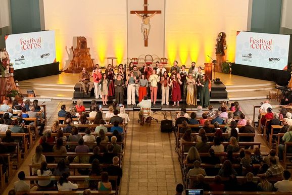 Festival de Coros celebra o canto coral em S&atilde;o Francisco de Paula