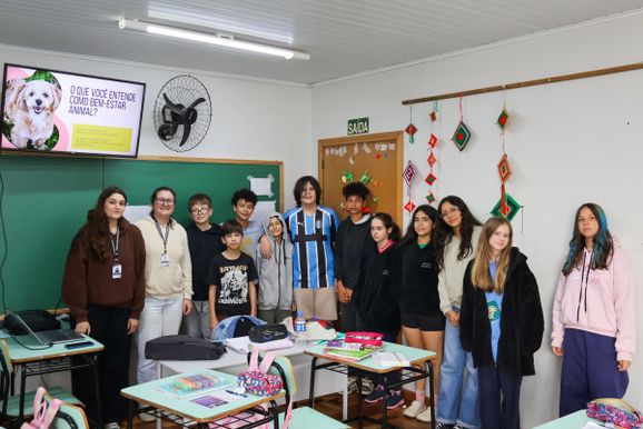 Prefeitura de Nova Petr&oacute;polis promove palestras sobre bem-estar animal em escolas