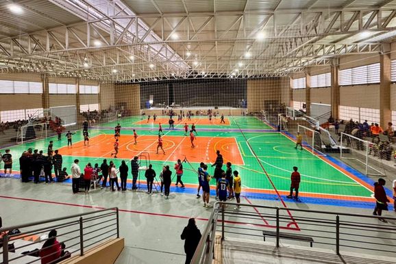 Jogos Estudantis de Taquara re&uacute;nem cerca de 700 alunos na etapa de handebol