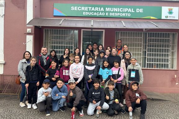 Trilha urbana em Tr&ecirc;s Coroas une educa&ccedil;&atilde;o ambiental e preven&ccedil;&atilde;o para agentes mirins