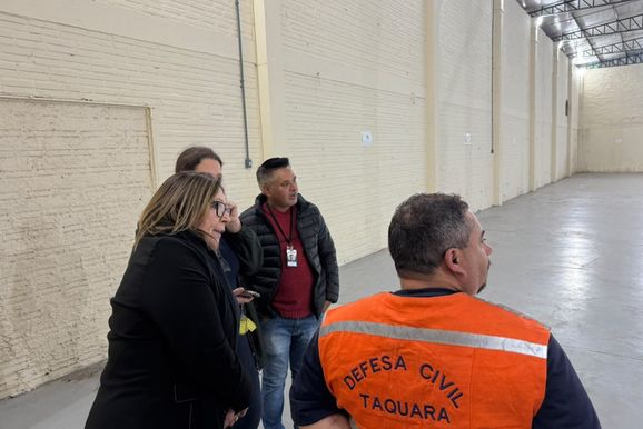 Taquara prepara Centro de Acolhimento para atender fam&iacute;lias em caso de inunda&ccedil;&otilde;es