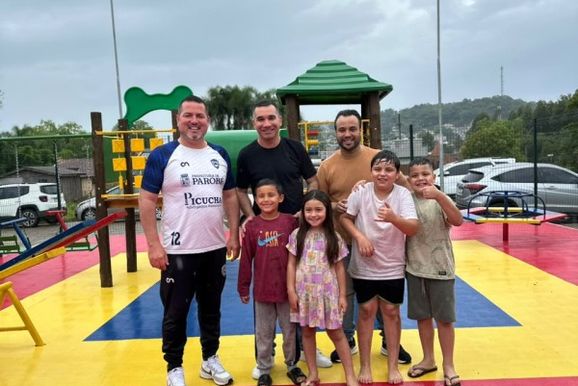 Munic&iacute;pio de Parob&eacute; entrega Complexo Esportivo e de Lazer do bairro Alvorada