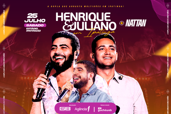 Corre que vai mudar: o lote do show de Henrique e Juliano + Nattan vai virar