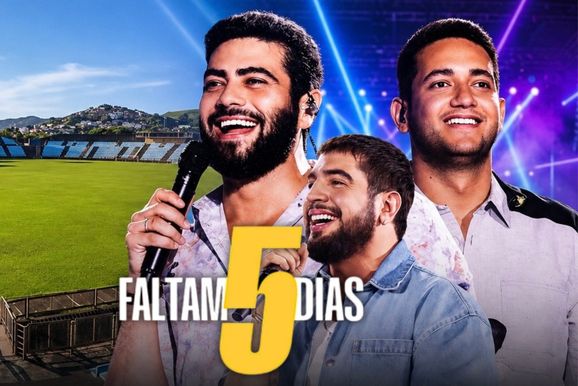 Faltam 5 dias! Henrique & Juliano e Nattan prometem lotar o Ipating&atilde;o em show hist&oacute;rico