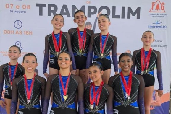 Atletas de Tim&oacute;teo e Ipatinga conquistam 21 medalhas em torneio estadual de gin&aacute;stica