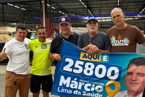 Campanha de M&aacute;rcio Lima re&uacute;ne apoiadores e adesiva cerca de 150 ve&iacute;culos em Fabriciano