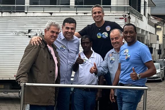 Candidatos realizam ato pol&iacute;tico em Bom Jesus do Galho com foco em propostas para a sa&uacute;de