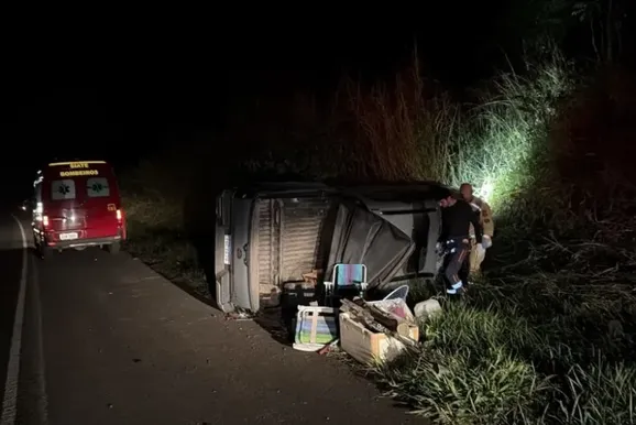 Colis&atilde;o frontal na BR-153 deixa um morto no Norte Pioneiro
