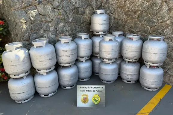 ​Dono de mercados &eacute; preso por manter dep&oacute;sito clandestino de g&aacute;s no Norte Pioneiro