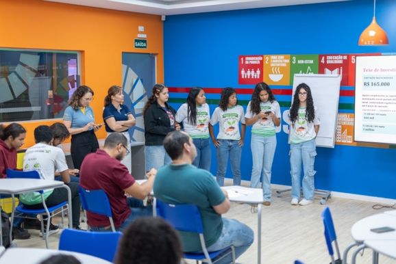 Alunos do Green School idealizam e apresentam modelo de neg&oacute;cios em Lucas do Rio Verde